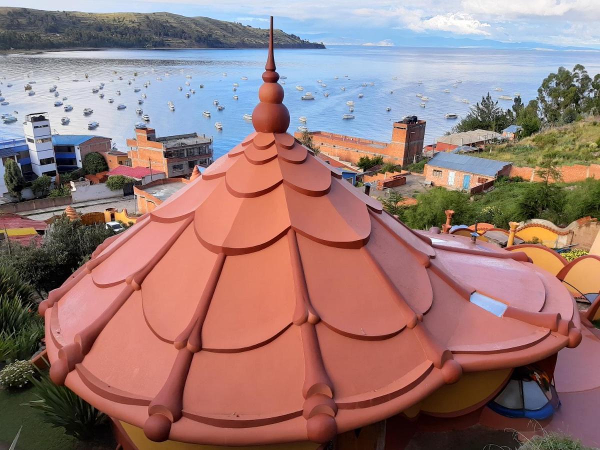 Hostal Las Olas Copacabana  Exteriör bild