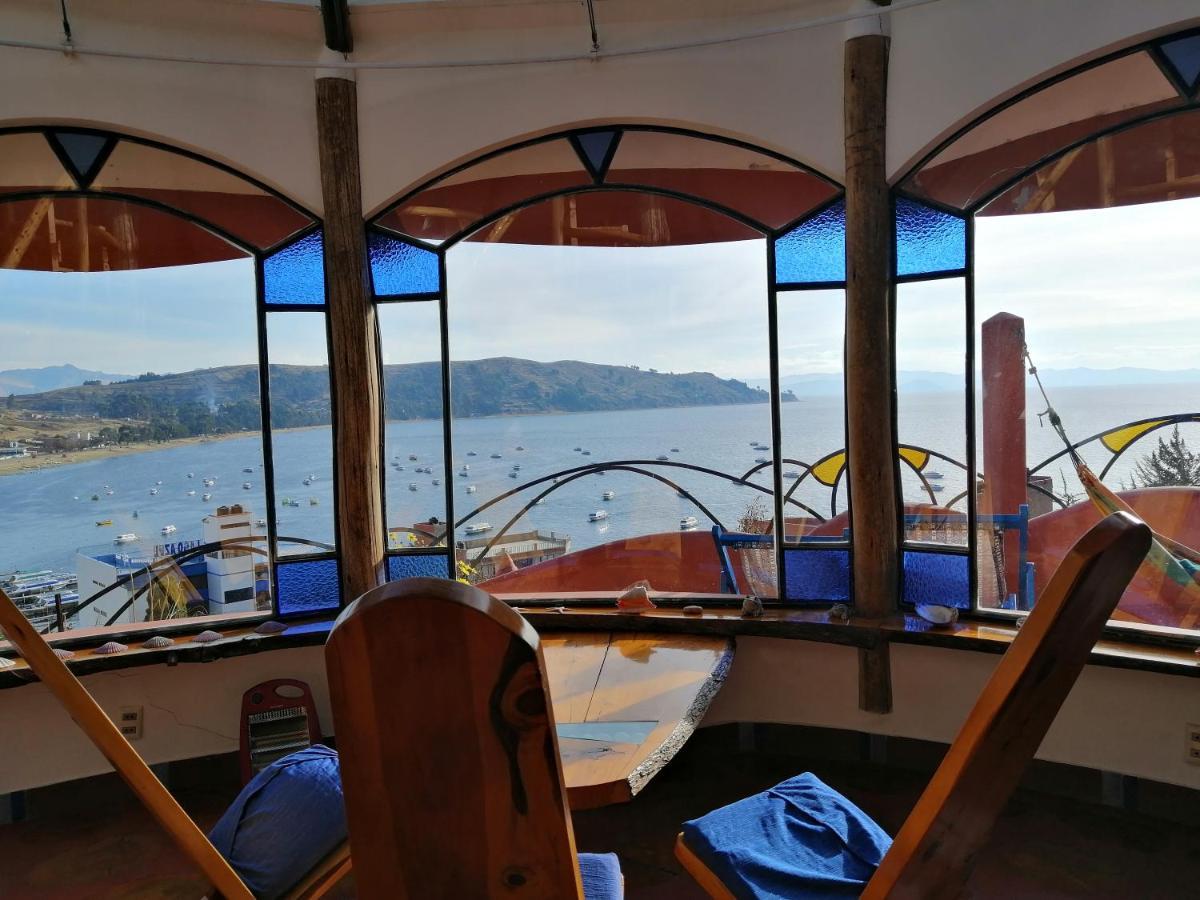 Hostal Las Olas Copacabana  Exteriör bild
