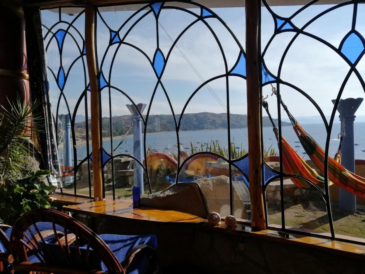 Hostal Las Olas Copacabana  Exteriör bild